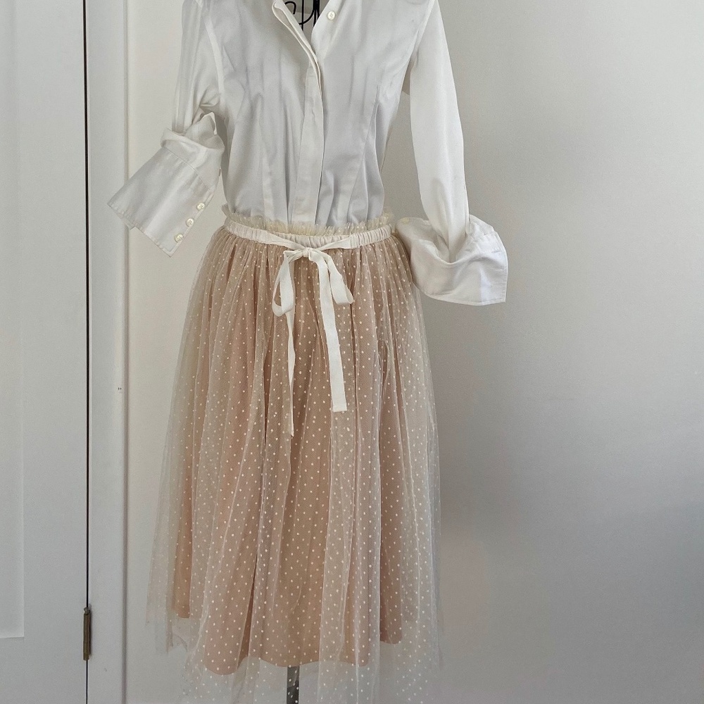 Evie Swiss Dot Tulle Skirt